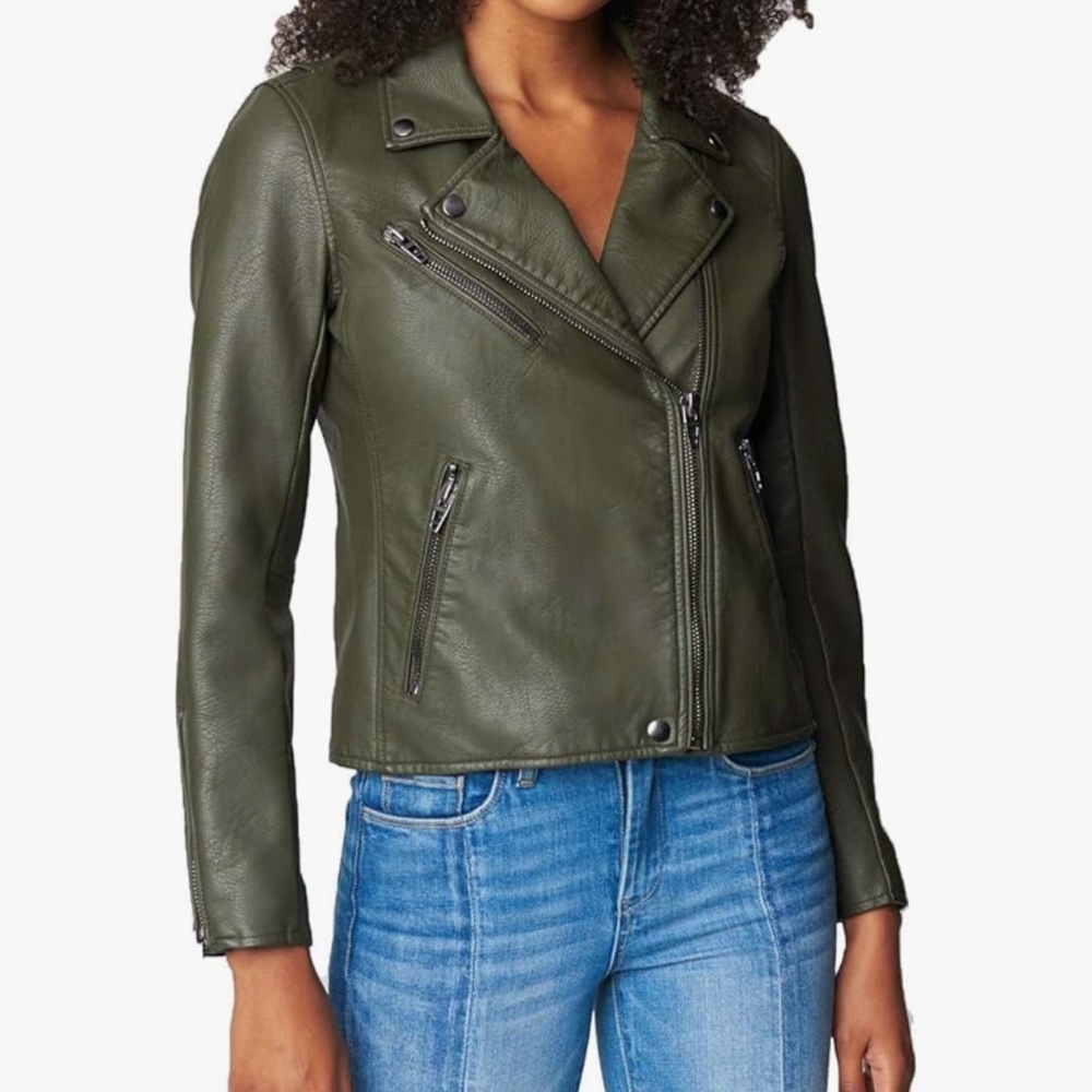 BLANK NYC Vegan leather jacket size Small